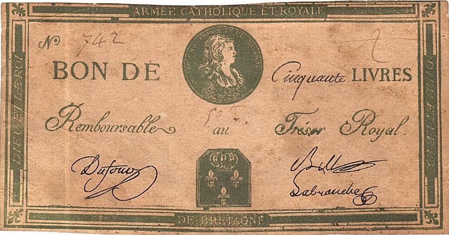 Assignat 50 livres 1793